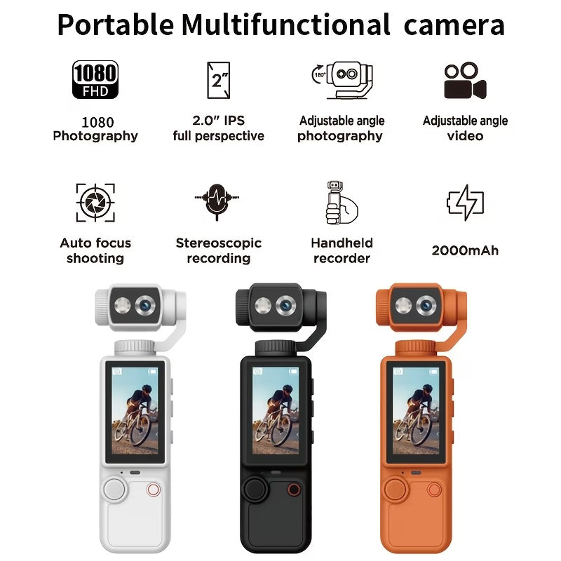 Airtab Pocket 4K Ultra HD Vlogging Camera | كاميرا Airtab Pocket 4 Ultra HD المخصصة لتدوين الفيديو (Vlogging)